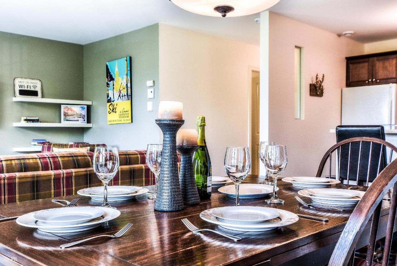 Mont-Blanc Ski Inout Condo W Pool Beach Access Saint-Faustin Buitenkant foto
